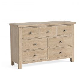 Mansion House Oak White Wash Chest 3 Over 4