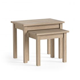 Mansion House Oak White Wash Nest Of Table