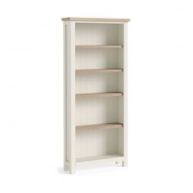 Mansion House White Large Bookcase_Kd