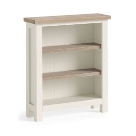 Mansion House White Low Bookcase_Kd