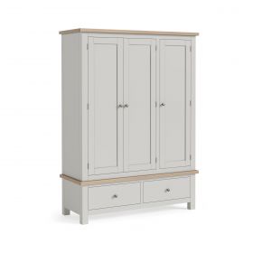 Mansion House Grey Triple Wardrobe