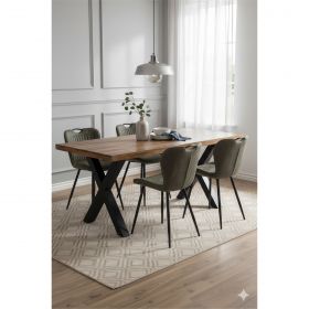 Chapra Mango 220cm Dining Table - Cross Leg