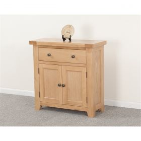 Chalkwell Oak Dining Compact Mini 1 Drw 2 Dr Sideboard