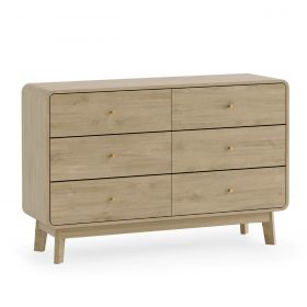 India 6 Drawer Wide Chest