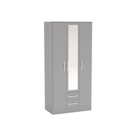 Dayton Bedroom 3 Door 2 Drawer Robe With Mirror