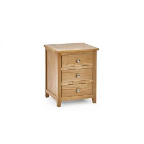 Montrose Oak 3 Drawer Bedside