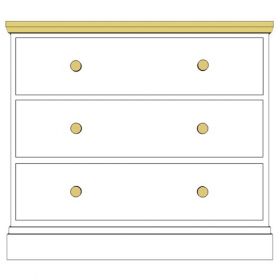 Cornish 3 Drawer Chest