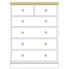 Cornish 4 + 2 Chest Of Drawers