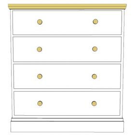 Cornish 4 Drawer Chest
