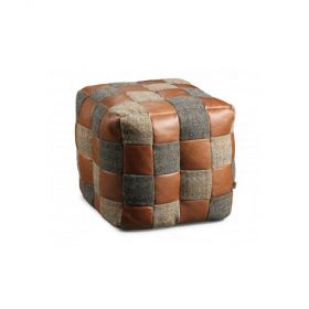 Harlequin Patchwork Poufe