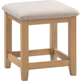 Wembury Oak Bedroom Dressing Table Stool