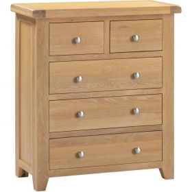 Wembury Oak Bedroom 2 Over 3 Chest