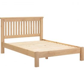 Wembury Oak Bedroom Wooden Slatted Bed Frame