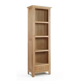 Kingsbridge Oak Dining Tall Narrow Oak Bookcase