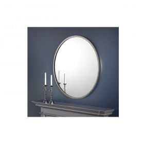 Mirrors Oxford Round Pewter Wall Mirror