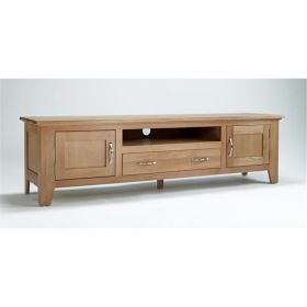 Kingsbridge Oak Dining Large Oak Widescreen Tv Unit