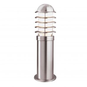 Bfs Lighting Louvre Outdoor Post - Stainless Steel Metal & Polycarbonate
