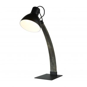 Bfs Lighting Nanna Table Lamp - Ash Wood & Matt Black