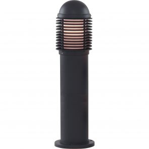 Bfs Lighting Bollards  Outdoor Post - Black Metal & White Acrylic