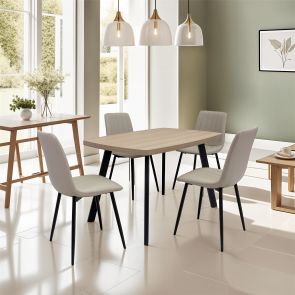 Porto Dining Table 1.2m With Choice of Chairs