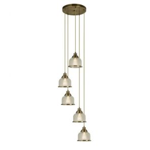  5 Light Dingle Dangle, Antique Brass BPOSL278