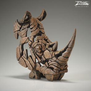Edge Sculpture Rhinoceros Bust Miniature