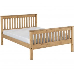 Newquay 5' Kingsize Grey/Oak Bed Frame LFE