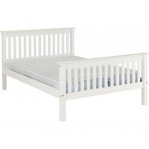Newquay 5' Kingsize White Bed Frame HFE