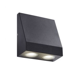  Outdoor Led 2lt Wall Light - Frosted Glass BPOSL378