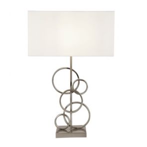  Table Lamp With Rings And White Shade BPOSL433