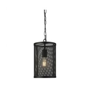  1 Light Pendant Matt Black BPOSL457