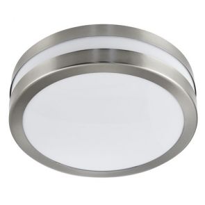  Led Outdoor & Porch 2lt Silver Ip44 Dia 28cm Flush BPOSL490