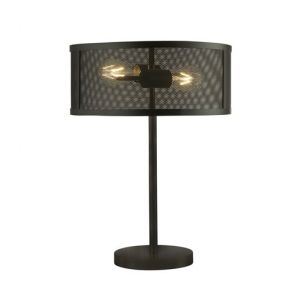  2 Light Table Lamp, Matt Black BPOSL521