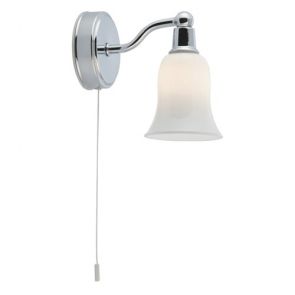  Bathroom - Ip44 (G9 Led) 1 Light White Shade Wall Light BPOSL537