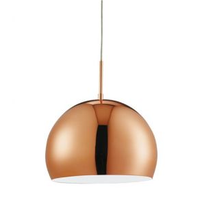  Industrial Pendants - 1lt Copper Ball Pendant BPOSL560