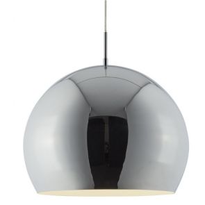  Industrial Pendants - 1lt Chrome Ball (40cm Dia) Pendant BPOSL562