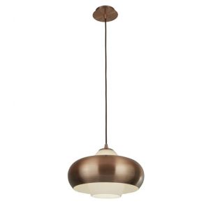  Pendant 1 Light Antique Copper With Opal Glass BPOSL664