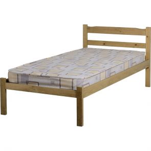 Waxed Pine Petite 3' Bedframe