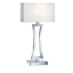  Table Lamp (Single) - Curved Rectangle, Chrome BPOSL713