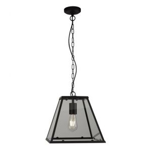  Lantern - 1lt Pendant With Matt Black Frame BPOSL814