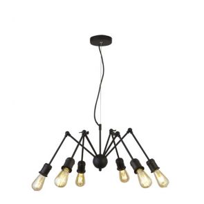  Mantis 6lt Pendant Matt Black BPOSL815