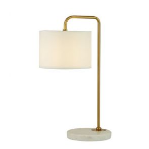  Gold Table Lamp With White Marble Base BPOSL850