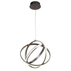  3 Light Brushed Satin Nickel Led Gyro Pendant BPOSL855