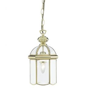  Lantern Pb Bevelled Glass Domed 1lt BPOSL872