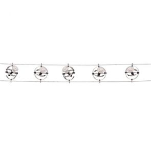  Track & Spot 5lt Led Cable Kit, Adjustable Gyroscope Heads, Chrome BPOSL949