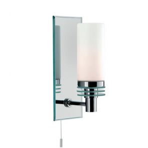  Bathroom - 1 Light (G9 Led) Cc/Glass Mirrored Backplate Wb Ip44 BPOSL950