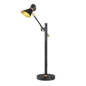 Spotlight Led Table Lamp, Matt Black And Gold BPOSL991