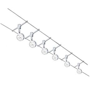  Track & Spotlight - 6 X Led Head Suspension Wire Kit System BPOSL999