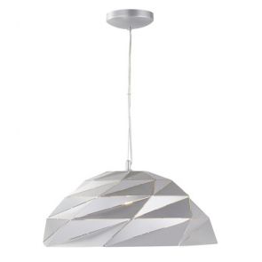  Origami Dome Pendant Metallic Silver BPOSL1025