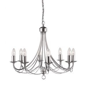  8 Light Satin Silver Ceiling BPOSL1044